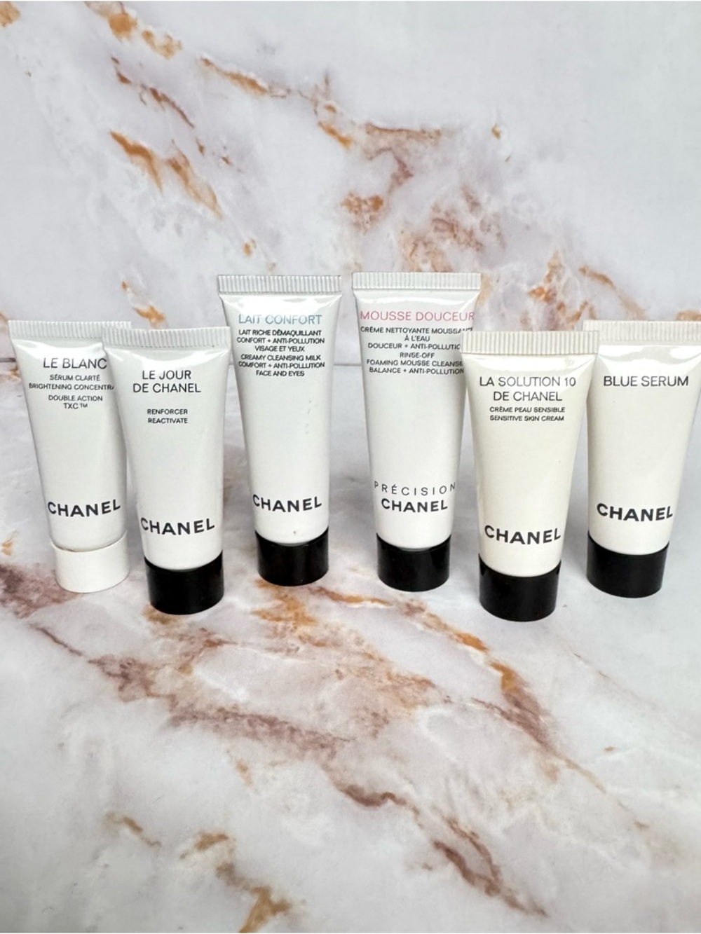 CHANEL Le Blanc Concentrate Blue Serum /Le Jour De /La Solution 10/Lait Confort - Picture 4 of 4